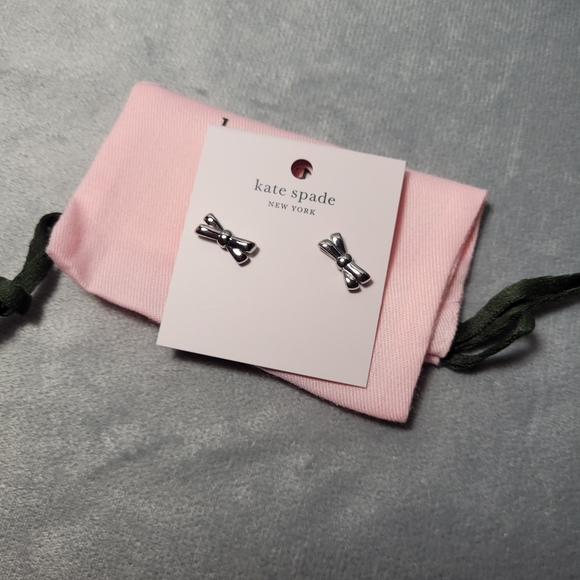 Kate Spade Double Bow Earrings - Picture 6 of 11